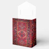 Antiek Perzische tapijt verontruste  kunst patroon Bedankdoosjes (Geopend)