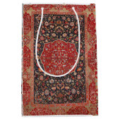 Antiek Perzische tapijt verontruste  kunst patroon Medium Cadeauzakje (Voorkant)