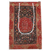 Antiek Perzische tapijt verontruste  kunst patroon Medium Cadeauzakje (Achterkant)