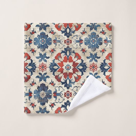 Antiek Perzische Turks Oosterse Kilim Bloemenkleed Bad Handdoek (Wasdoekje)