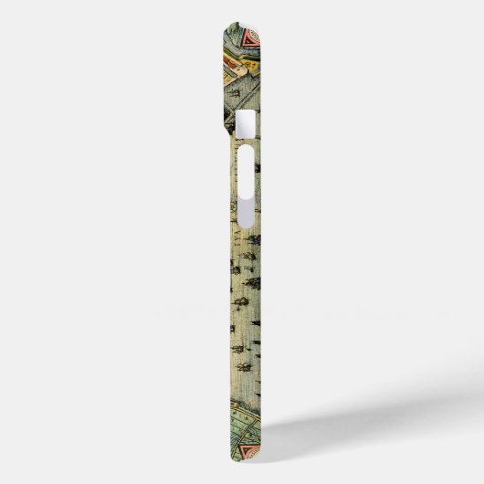 Antiek plattegrond van Amsterdam, Nederland Case-Mate iPhone Case (Achterkant / Links)
