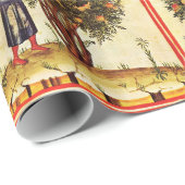 ANTIEK POMEGRANAAT TREE CADEAUPAPIER (Rol Hoek)