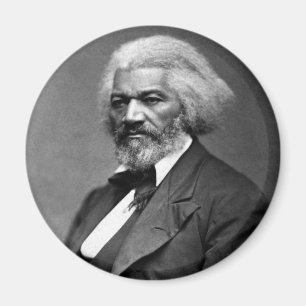 Antiek portret van Frederick Douglass Magneet
