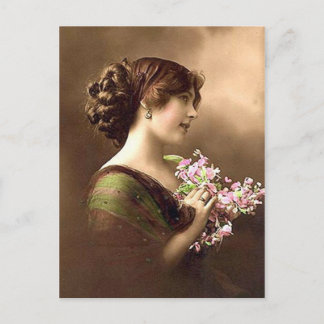 Antiek portretten en illustraties van vrouwen Briefkaart