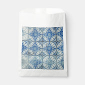 Antiek  Portugees Tiles Pattern - Azulejo Bedankzakje (Voorkant)