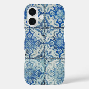 Antiek  Portugees Tiles Pattern - Azulejo iPhone 16 Hoesje