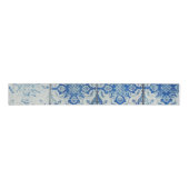 Antiek  Portugees Tiles Pattern - Azulejo Grosgrain Lint (Voorkant)