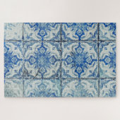 Antiek  Portugees Tiles Pattern - Azulejo Legpuzzel (Horizontaal)