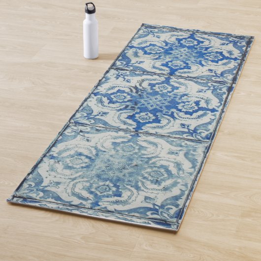 Antiek Portugees Tiles Pattern - Azulejo Yogamat (In situ)