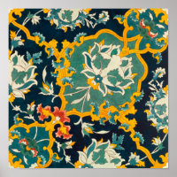 Antiek Poster Perzisch Ornament