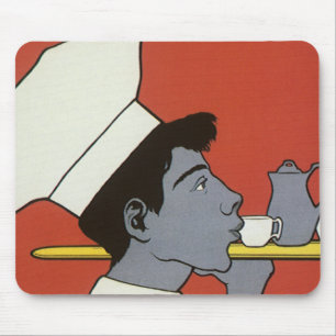 Antiek productlabel, Russische hete chocolademelk Muismat