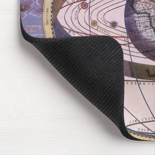 Antiek Ptolemaic Solar System, Andreas Cellarius Muismat (Hoek)