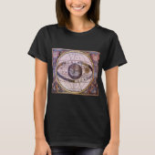 Antiek Ptolemaic Solar System, Andreas Cellarius T-shirt (Voorkant)