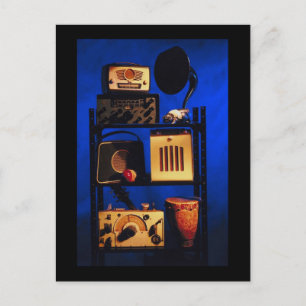 Antiek radio briefkaart