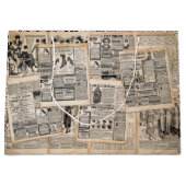 Antiek reclamebladen ontkoppelen groot cadeauzakje (Voorkant)