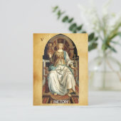 ANTIEK RENAISSANCE STREEFT 5 / POPE BRIEFKAART (Staand voorkant)