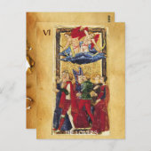 ANTIEK RENAISSANCE STREEFT 6 / DE LOVERS BRIEFKAART (Voorkant / Achterkant)