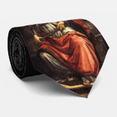 ANTIEK RENAISSANCE STREEFT DE FORTITUDE-STRENGHT STROPDAS (Opgerold)
