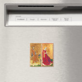 ANTIEK RENAISSANCE TAROKS KING EN KONINGIN VAN KUP MAGNEET (Insitu (Vaatwasser))