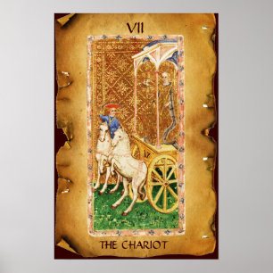 ANTIEK RENAISSANCE TAROOTS 7 / THE CHARIOT POSTER