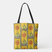 ANTIEK RENAISSANCE TAROOTS/DE SUN GEM MONOGRAM DRAAGTAS (Achterkant)