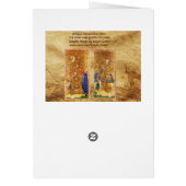 ANTIEK RENAISSANCE TAROT/KING EN KONINGIN VAN MUNT (Achterkant)