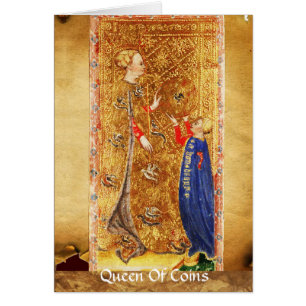 ANTIEK RENAISSANCE TAROT/KONING EN KONINGIN VAN MU