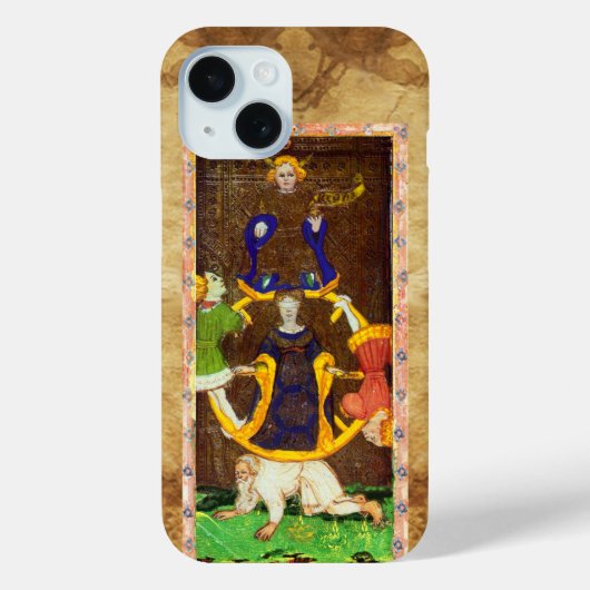 ANTIEK RENAISSANCE TAROTS 10 / WIEL VAN FORTUNE Case-Mate iPhone CASE (Achterkant)