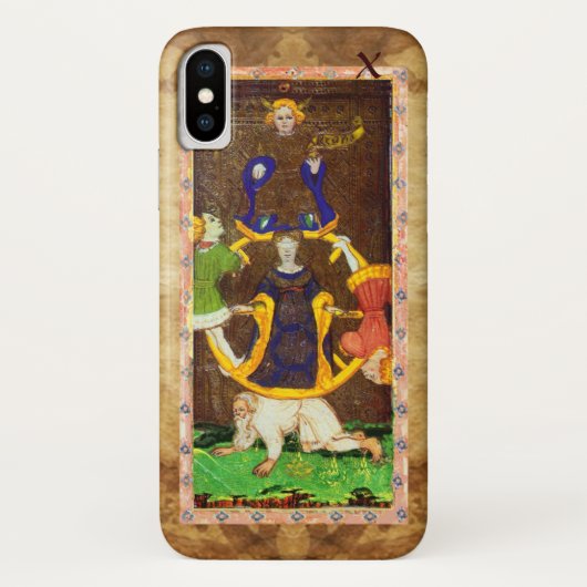 ANTIEK RENAISSANCE TAROTS 10 / WIEL VAN FORTUNE Case-Mate iPhone CASE (Achterkant)