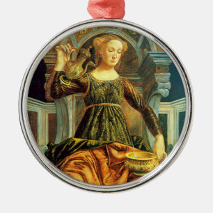 ANTIEK RENAISSANCE TAROTS 14 / TEMPERANCE Star Metalen Ornament