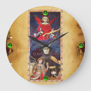 ANTIEK RENAISSANCE TAROTS 15 /DEVIL GROTE KLOK