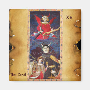 ANTIEK RENAISSANCE TAROTS 15 /DEVIL MAGNEET