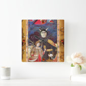 ANTIEK RENAISSANCE TAROTS 15 /DEVIL VIERKANTE KLOK (Huis)