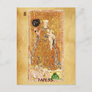 ANTIEK RENAISSANCE TAROTS 2 / PAPIER ( CHARITEIT ) BRIEFKAART