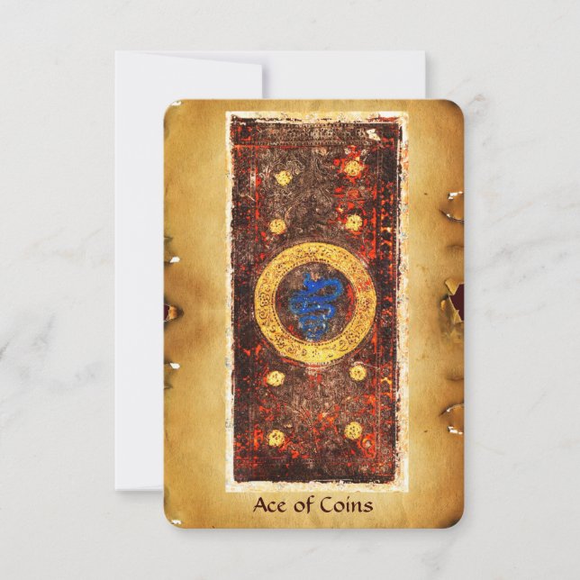 ANTIEK RENAISSANCE TAROTS / ACE VAN MUNTEN (Voorkant)