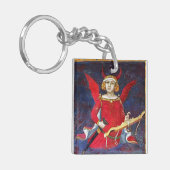 ANTIEK RENAISSANCE TAROTS, DEVIL Pride Detail Sleutelhanger (Voorkant Links)