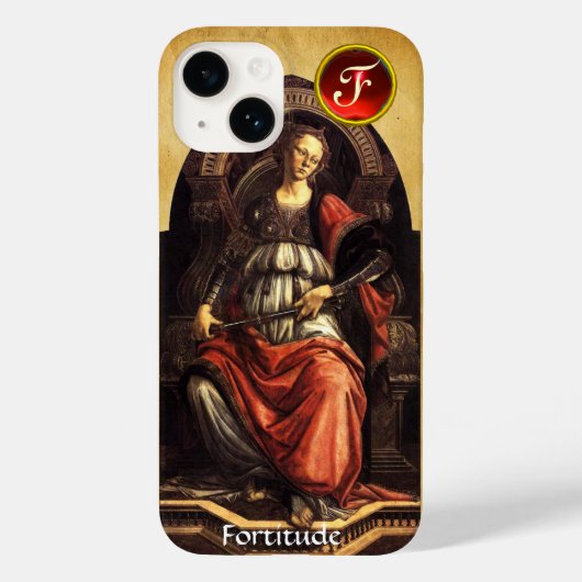 ANTIEK RENAISSANCE TAROTS, FORTITUDE- STRENGHT Case-Mate iPhone CASE (Achterkant)