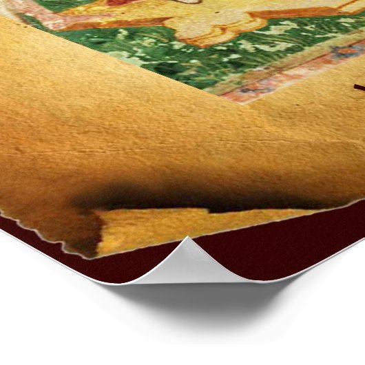 ANTIEK RENAISSANCE TAROTS/KING VAN MUNTEN POSTER (Hoek)