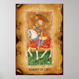 ANTIEK RENAISSANCE TAROTS / KNIGHT OF CUPS POSTER