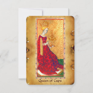 ANTIEK RENAISSANCE TAROTS / KONINGIN VAN CUPS