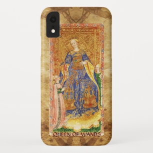 ANTIEK RENAISSANCE TAROTS / KONINGIN VAN WANNEER iPhone XR HOESJE