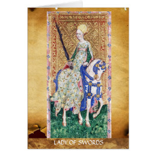 ANTIEK RENAISSANCE TAROTS / LADY OF SWORDS
