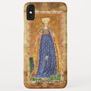 ANTIEK RENAISSANCE TAROTS / MAID OF WANDS iPhone XS MAX HOESJE