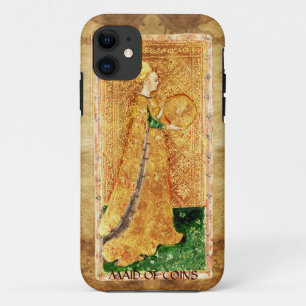 ANTIEK RENAISSANCE TAROTS / MAID VAN MUNTEN iPhone 11 HOESJE