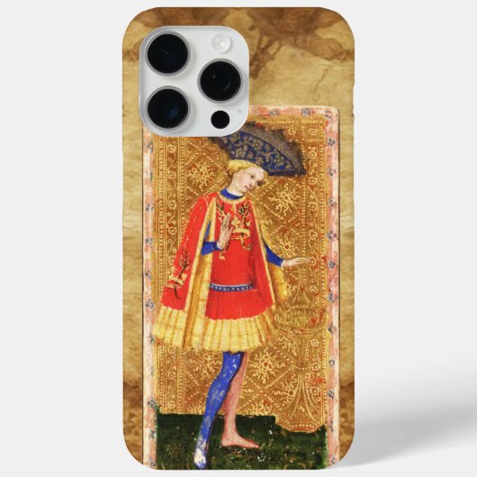 ANTIEK RENAISSANCE TAROTS / PAGINA OF CUPS Case-Mate iPhone CASE (Achterkant)