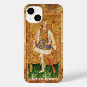 ANTIEK RENAISSANCE TAROTS / PAGINA OF WANDS Case-Mate iPhone 14 HOESJE