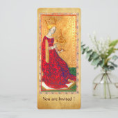 ANTIEK RENAISSANCE TAROTS QUEEN OF CUPS-programma Programma (Staand voorkant)