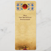 ANTIEK RENAISSANCE TAROTS QUEEN OF CUPS-programma Programma (Achterkant)