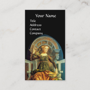 ANTIEK RENAISSANCE TAROTS / TEMPERANCE VISITEKAARTJE