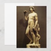 Antiek Renassance Beeld Bacchus van Michelangelo (Voorkant / Achterkant)